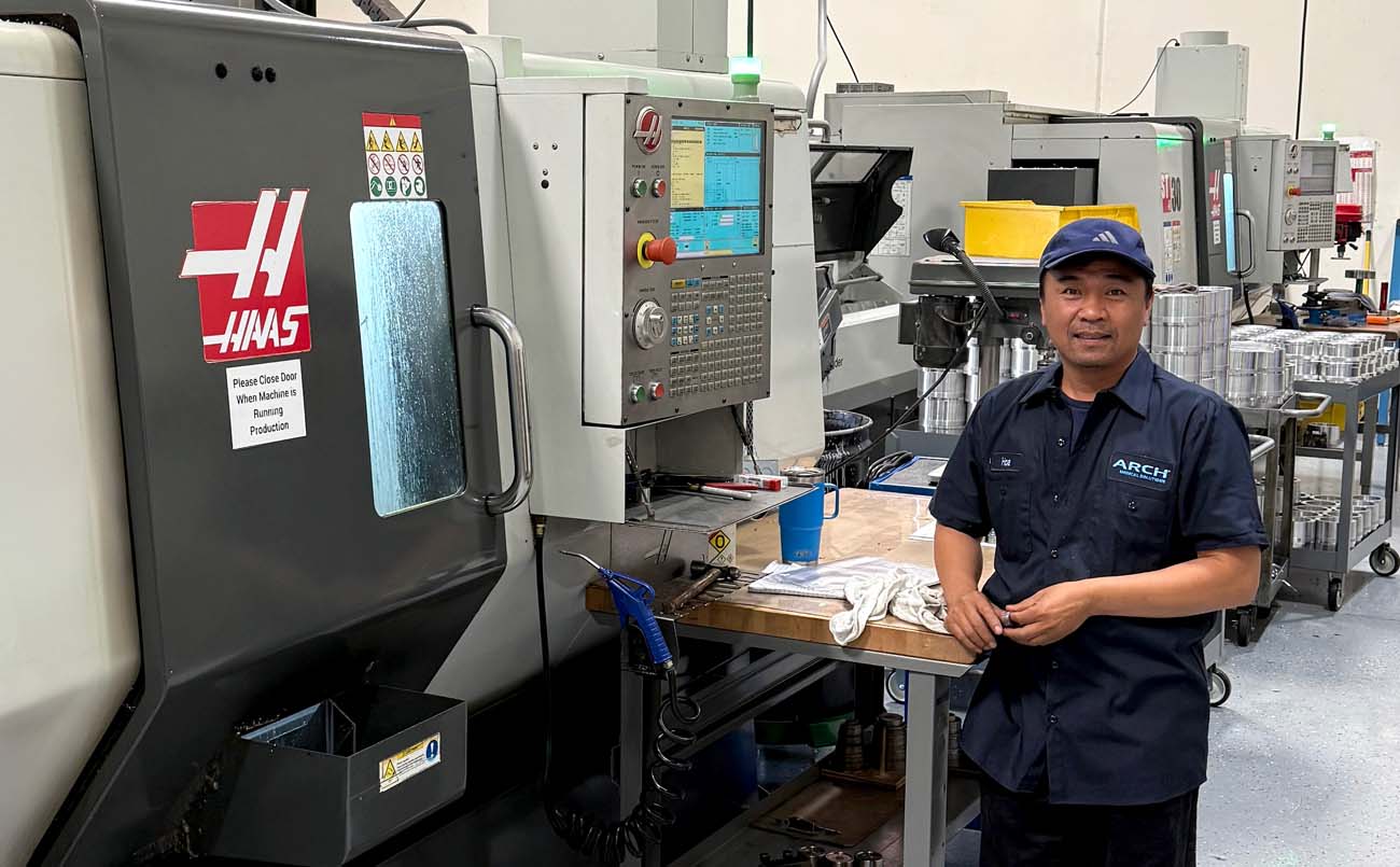 ARCH CNC machinist
