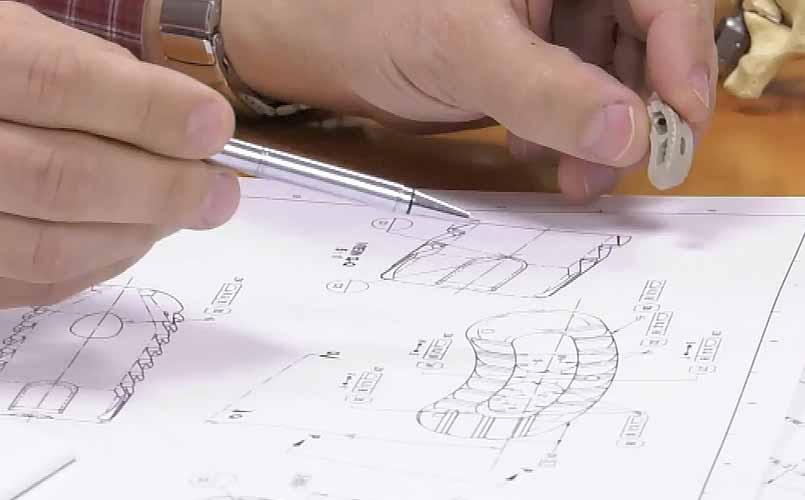 Comparing part to engineering drawing